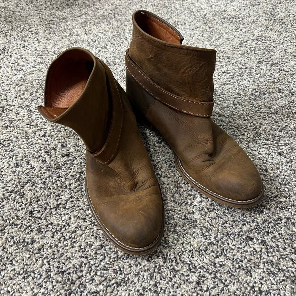MADEWELL The Biker Brown Boots Leather Shoes 6.5